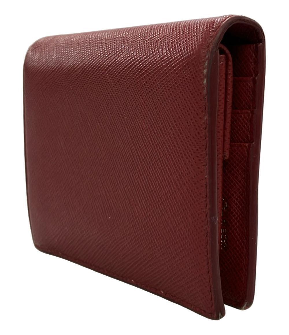Prada Wallet fold Bi Black